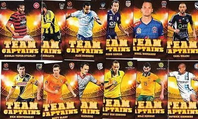 2015-16 Tap'n'play FFA A-League Soccer, Team Captains Set , # TC-1 to TC12