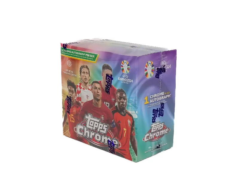 2023-24 Topps Chrome  UEFA Euro Soccer Hobby Box