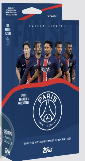 2024-25 Topps Paris Saint-Germain FC PSG Fan Set