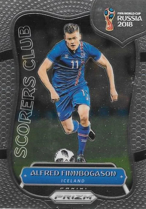 Alfred Finnbogason, Scorers Club, 2018 Panini Prizm World Cup Soccer