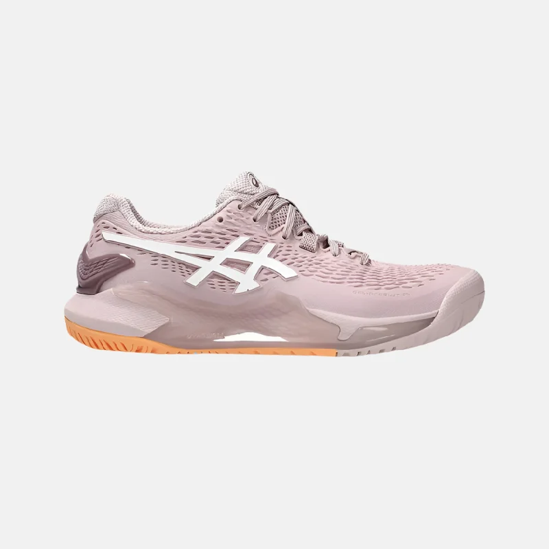 Asics Gel-Resolution 9 Women's Tennis Shoes -Watershed Rose/White