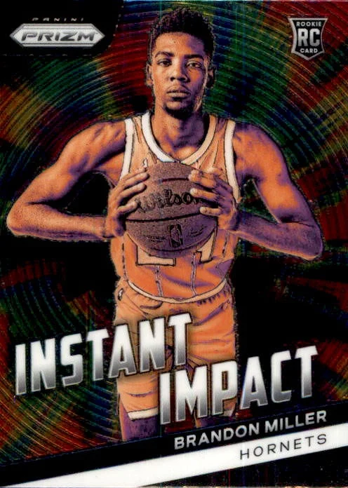 Brandon Miller, RC, Instant Impact, 2023-24 Panini Prizm Basketball NBA