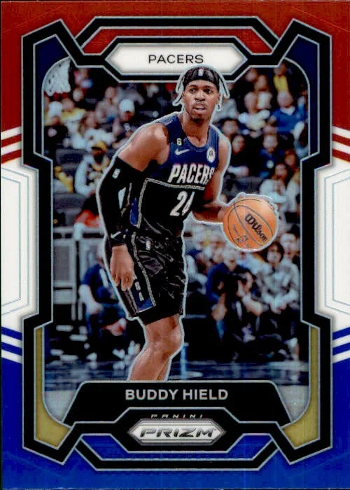 Buddy Hield, Red White Blue Prizm, 2023-24 Panini Prizm Basketball NBA