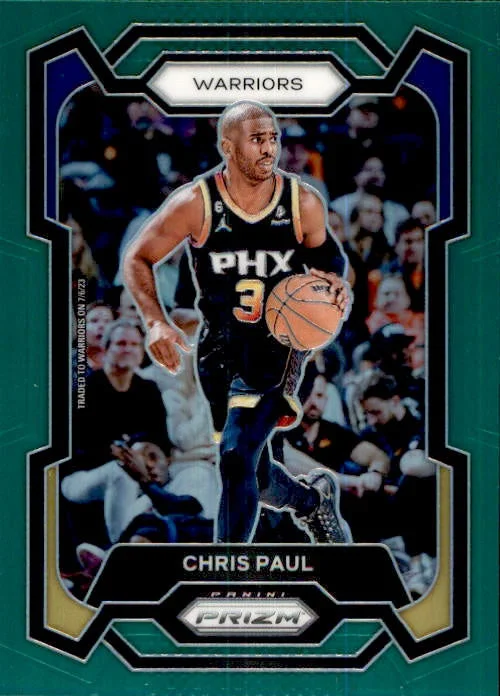 Chris Paul, Green Prizm, 2023-24 Panini Prizm Basketball NBA