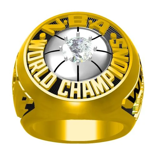 Custom 1972 Los Angeles Lakers NBA Basketball World Championship Ring