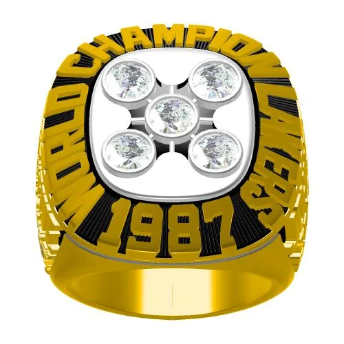 Custom 1987 Los Angeles Lakers NBA Basketball World Championship Ring