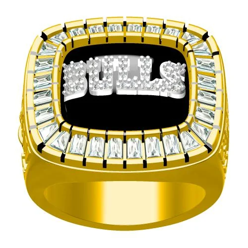 Custom 1992 Chicago Bulls NBA Basketball World Championship Ring