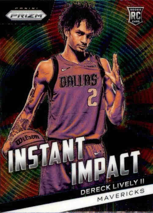 Dereck Lively II, RC, Instant Impact, 2023-24 Panini Prizm Basketball NBA