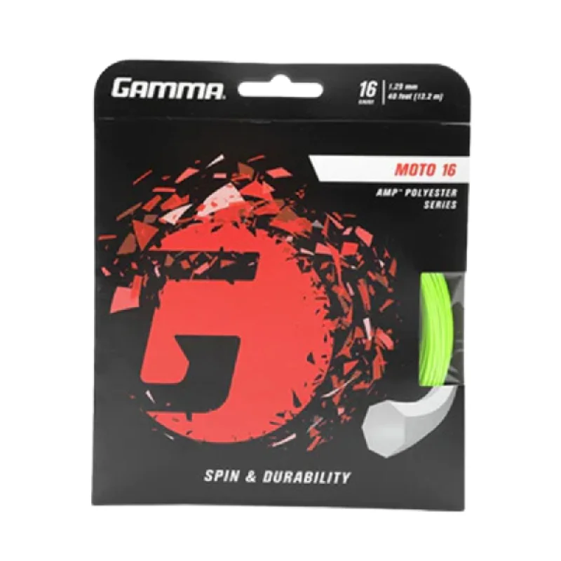 Gamma Moto 16 Lime Tennis String