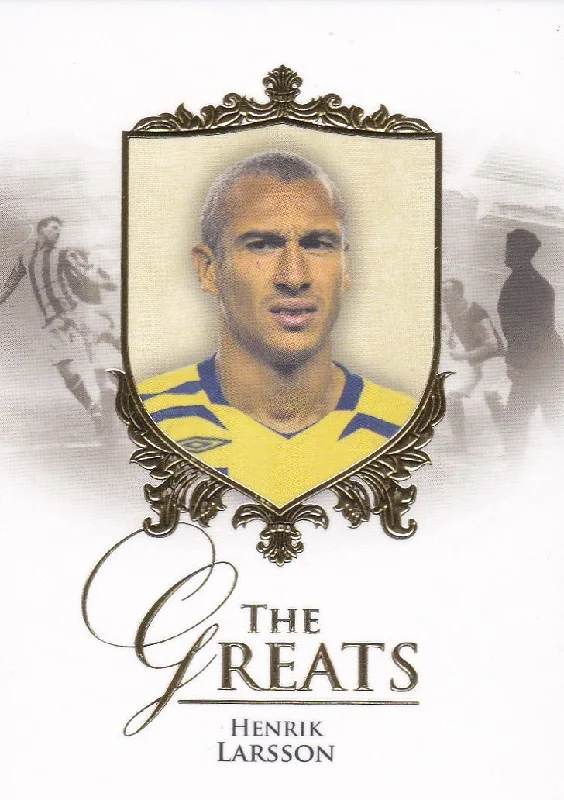 Henrik Larsson, The Greats, 2016 Futera Unique Soccer