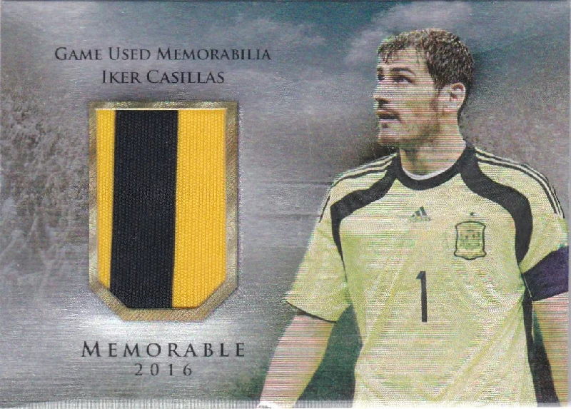 Iker Casillas, Memorable, 2016 Futera Unique Soccer