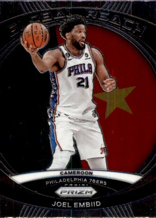 Joel Embiid, Global Reach, 2023-24 Panini Prizm Basketball NBA