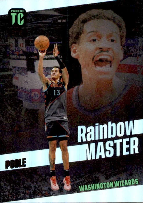 Jordan Poole, #206, Rainbow Masters, 2024 Panini Top Class Basketball NBA