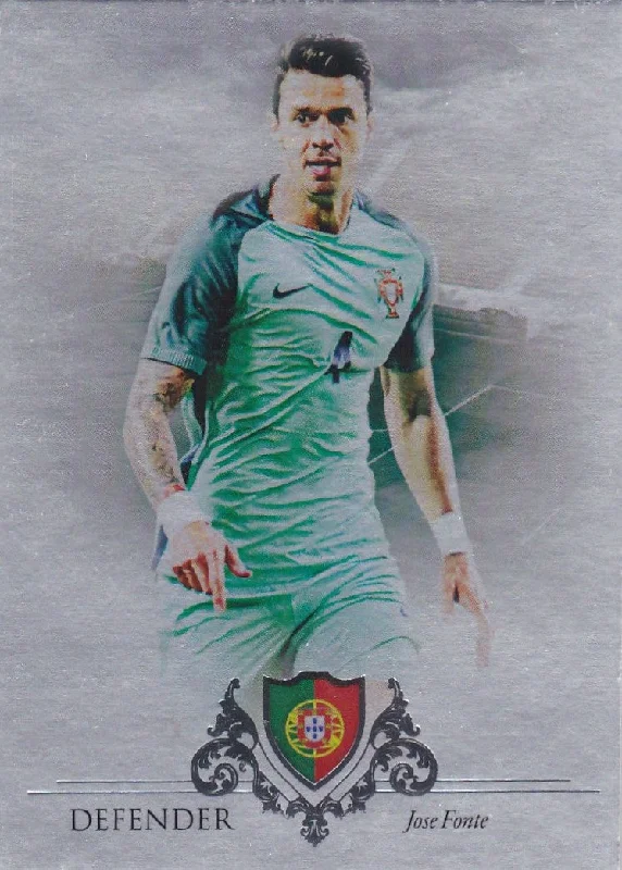 Jose Fonte, Silver Parallel, 2016 Futera Unique Soccer