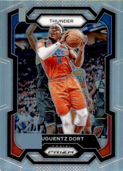 Luguentz Dort, Silver Prizm, 2023-24 Panini Prizm Basketball NBA