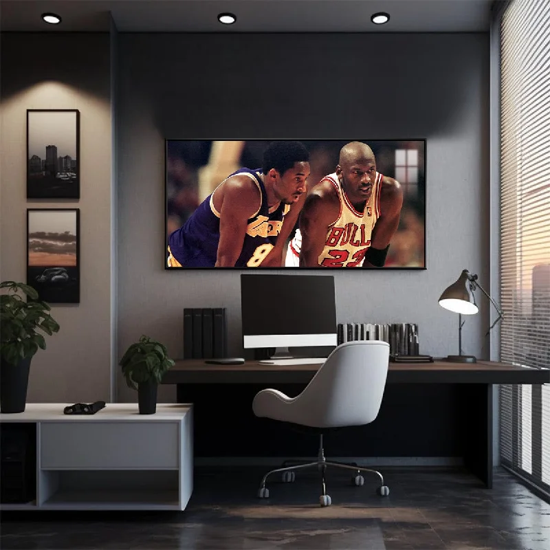 Michael Jordan and Kobe Bryant Wall Art