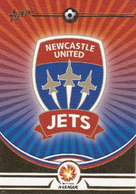 Newcastle United Jets Logo card, 2006 Select A-League Soccer