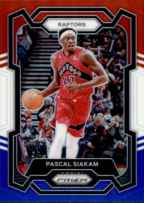 Pascal Siakam, Red White Blue Prizm, 2023-24 Panini Prizm Basketball NBA