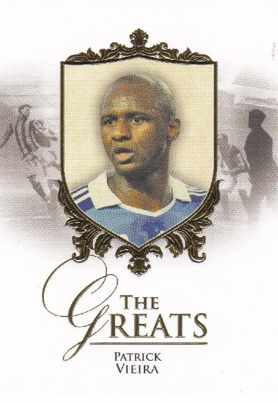 Patrick Vieira, The Greats, 2016 Futera Unique Soccer