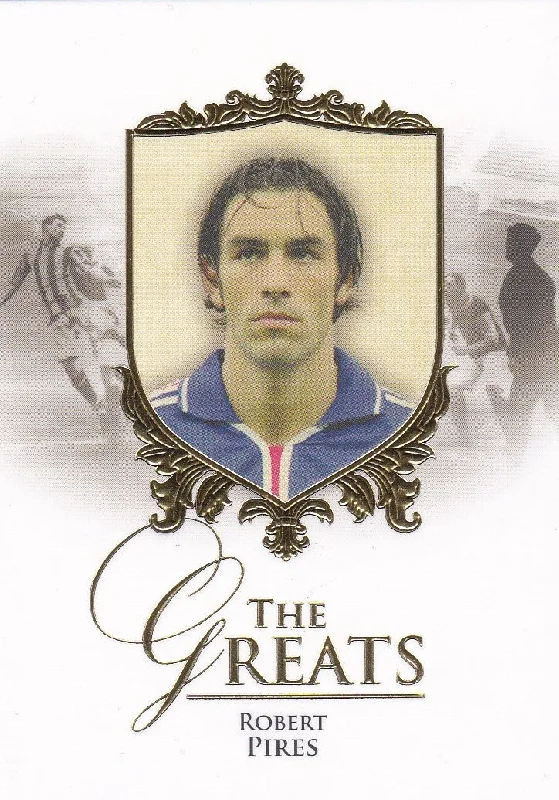 Robert Pires, The Greats, 2016 Futera Unique Soccer