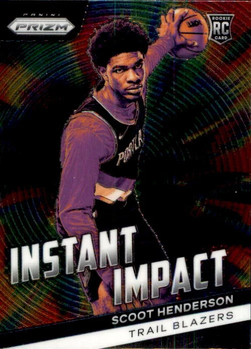 Scoot Henderson, RC, Instant Impact, 2023-24 Panini Prizm Basketball NBA