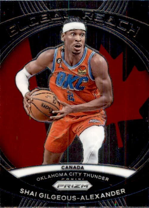 Shai Gilgeous-Alexander, Global Reach, 2023-24 Panini Prizm Basketball NBA