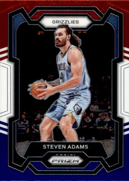 Steven Adams, Red White Blue Prizm, 2023-24 Panini Prizm Basketball NBA