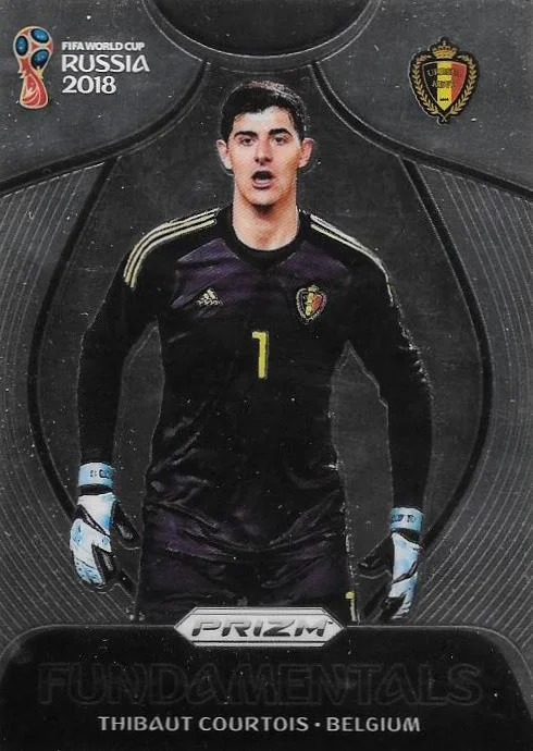 Thibaut Courtois, Fundamentals, 2018 Panini Prizm World Cup Soccer