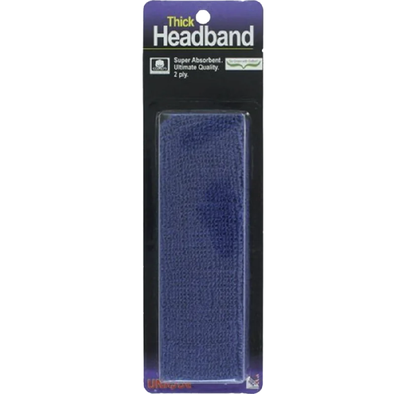 Thick 2-Ply Headband - Navy