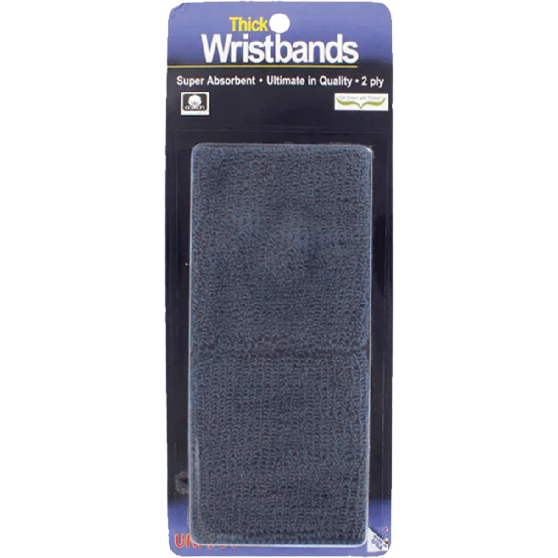 Thick 2-Ply Wristband - Navy