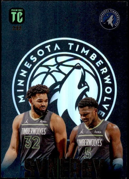 Towns, Edwards, Timberwolves, Synergy, #232, 2024 Panini Top Class Basketball NBA