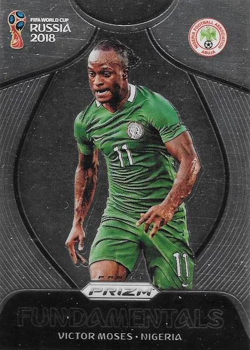 Victor Moses, Fundamentals, 2018 Panini Prizm World Cup Soccer