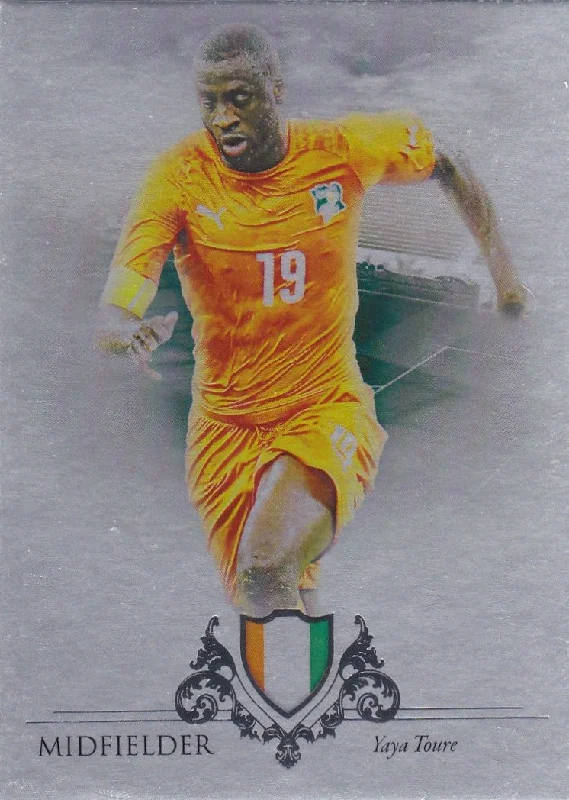 Yaya Toure, Silver Parallel, 2016 Futera Unique Soccer