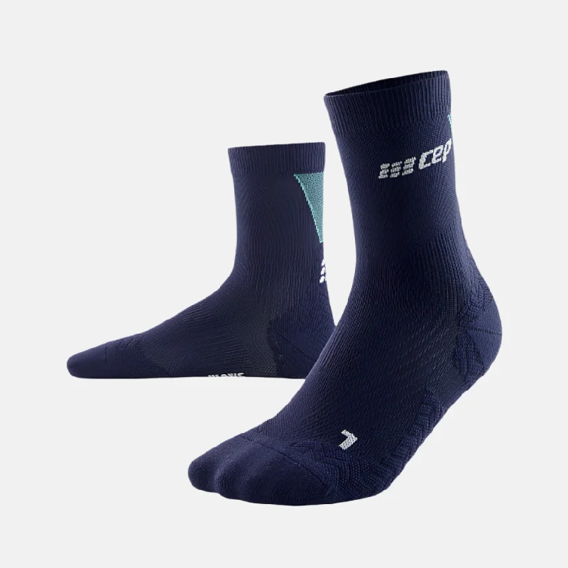 Cep Run Ultralight Mid Cut Men's Compression Socks -Blue/Light Blue