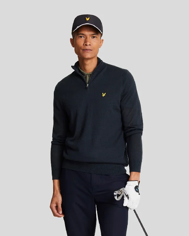 Golf 1/4 Zip Merino Jumper