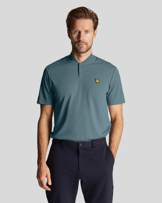 Golf Bomber Collared Polo Shirt