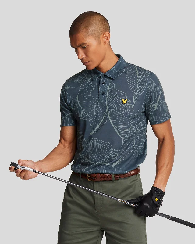 Golf Floral Polo Shirt