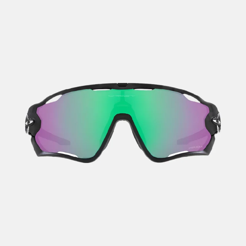 Oakley Jawbreaker Sunglasses Matte Black Camo/Prizm Road Jade Lenses