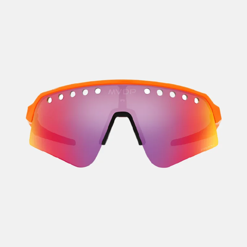 Oakley Sutro Lite Sweep Sunglasses Orange Sparkle/Prizm Road Lenses