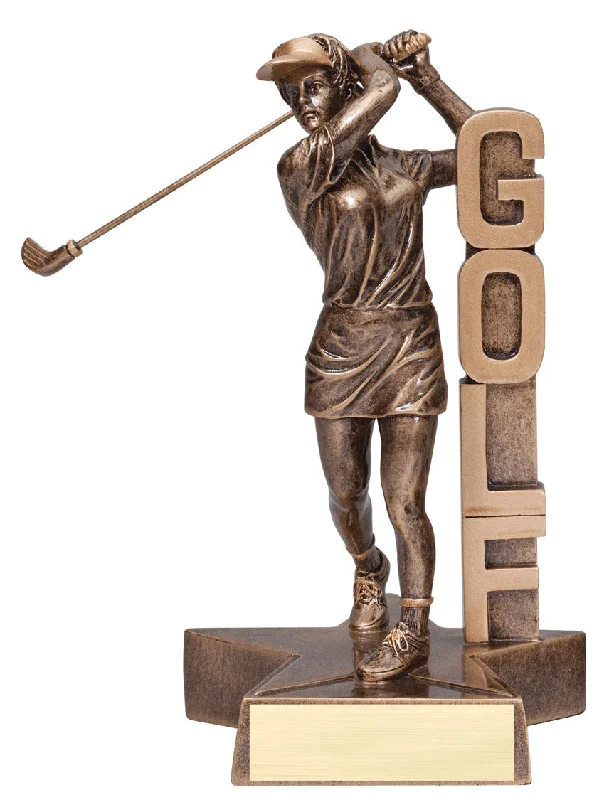 Golf Female Figure Resin