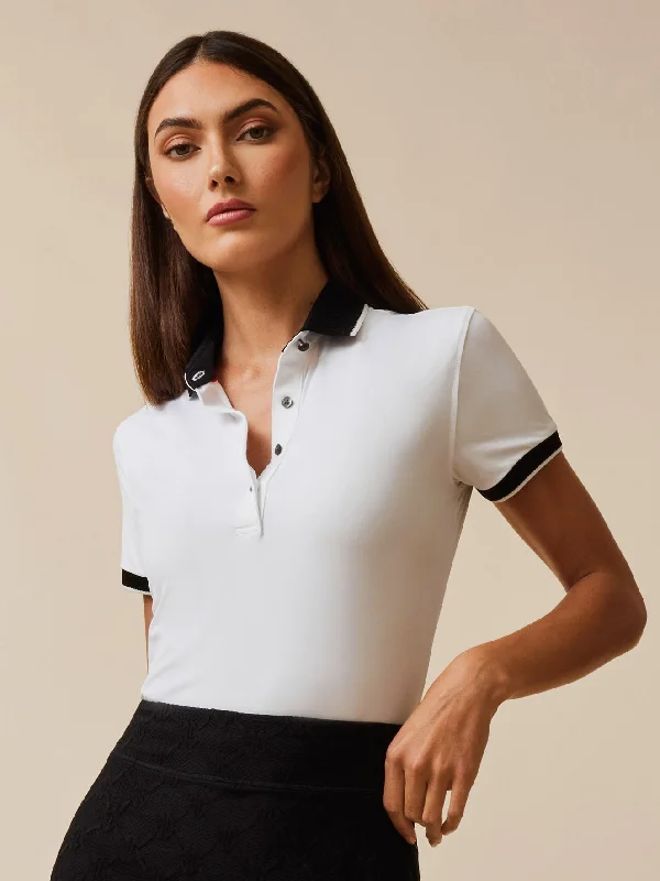 Scarlett Polo With Fiske Collar